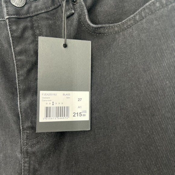 The Kooples Jeans Womens 27 Black Vestiaire Carry-Over Straight Leg Denim - Picture 4 of 10